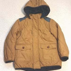 GYMBOREE Boy Tan padded Coat, size S 5_6